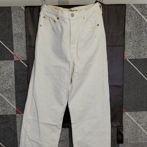 Levi's Ribcage Ankle Straight white Jeans Size 28
